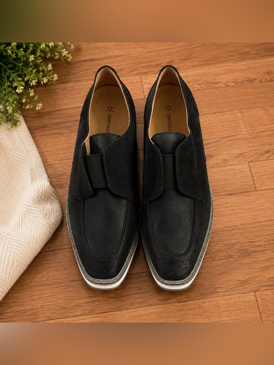 Johnston & Murphy Shoes - Johnston & Murphy Dark Leather Loafers